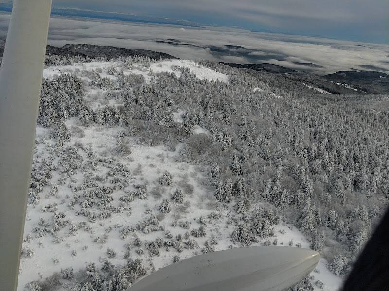 la région lyonnaise vue du ciel