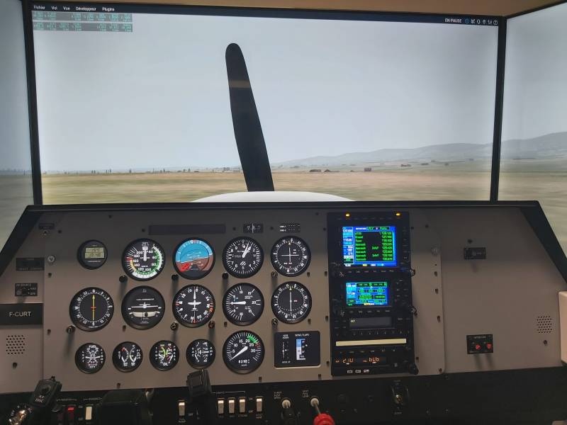 Simulateur de vol en Cessna 172 Lyon-Bron