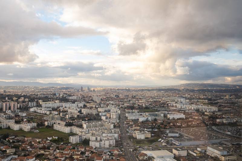 Lyon vue du ciel