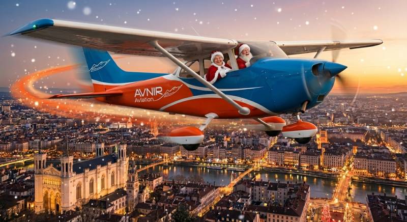 Cadeau de Noël Avnir Aviation : réductions sur les vols d’initiation, baptêmes de l’air et simulateur à Lyon-Bron