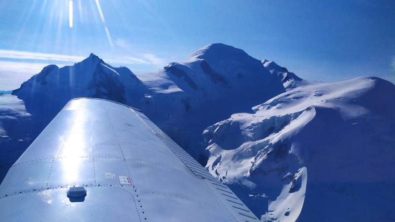 Baptême découverte des Alpes en avion au départ de Lyon