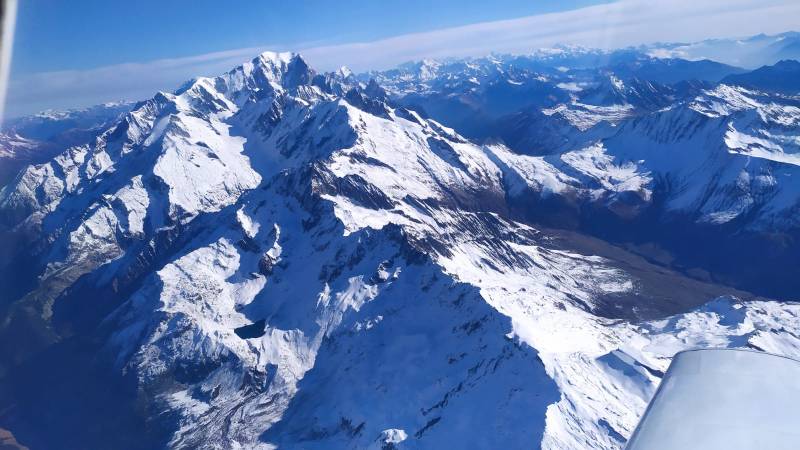 Baptême découverte des Alpes en avion au départ de Lyon