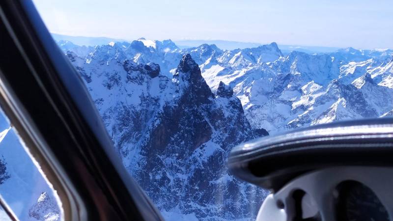 Baptême découverte des Alpes en avion au départ de Lyon