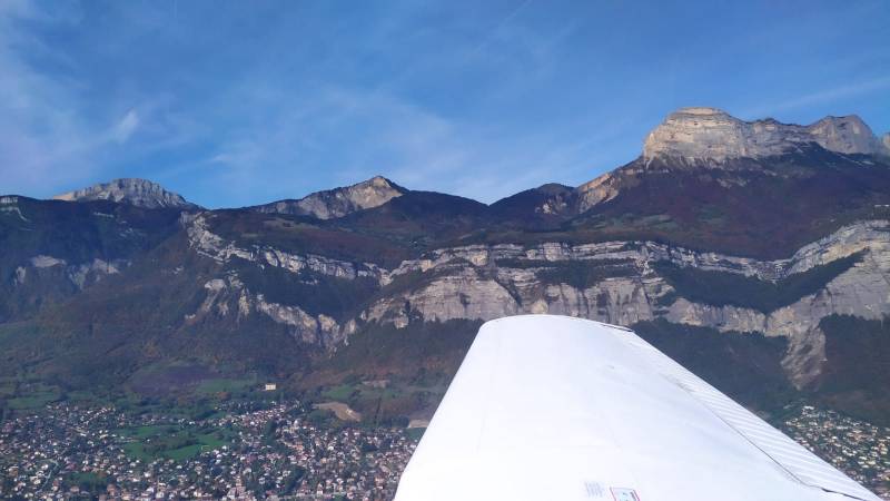 Baptême découverte des Alpes en avion au départ de Lyon