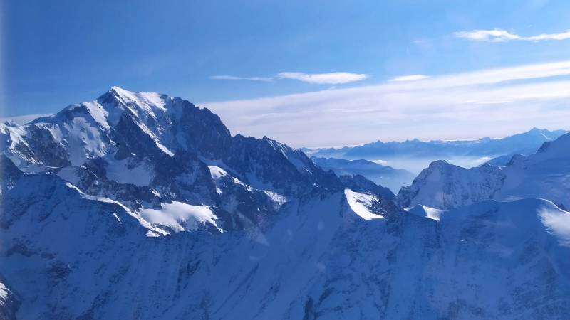 Baptême découverte des Alpes en avion au départ de Lyon