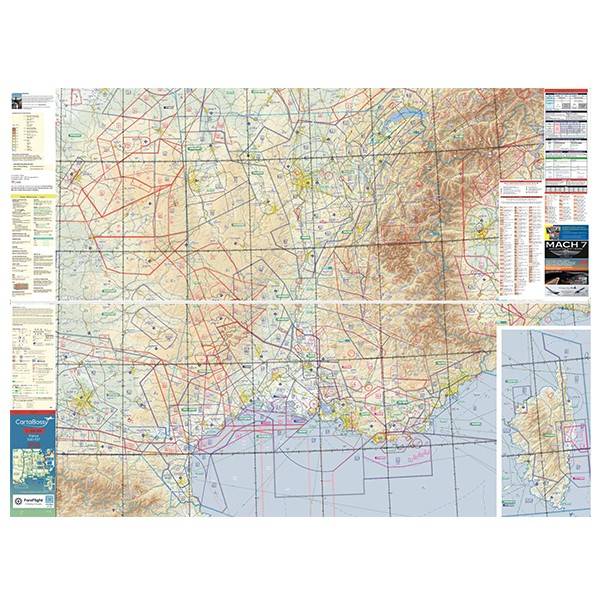 Cartes aéronautiques 2026 Cartabossy: bientôt disponibles chez Coté Piste à  l'aéroport Lyon-Bron et sur cotepiste.eu
